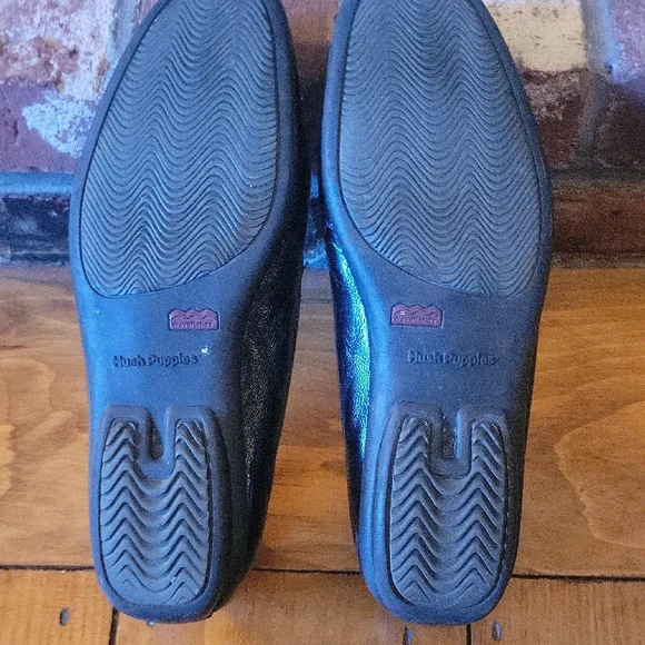 Hush Puppies Black Leather Loafers for Women Size 8.5 - Picture 7 of 7